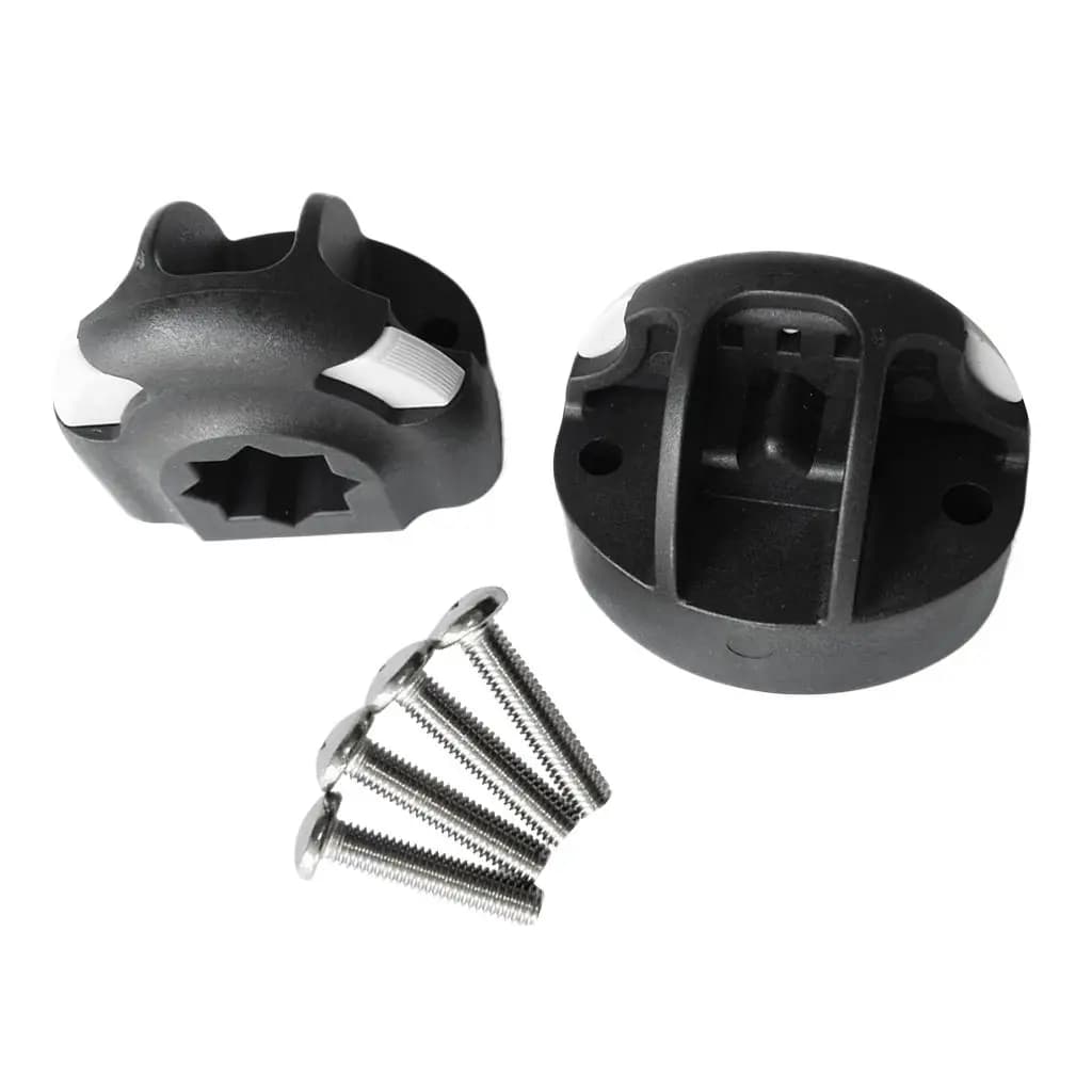 Boat Marine Rod Holder Mount Base Replacement Nylon Fishing Accessories for Kayak Canoe Semi Circular Design