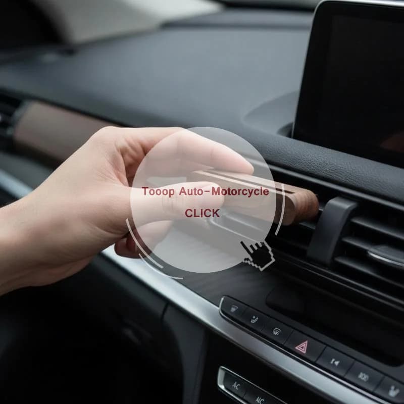 Car Aroma Diffuser Vent Clip 1 Set Natural Wood Essential Oil Holder Long Lasting Fragrance for Auto Interior Decor