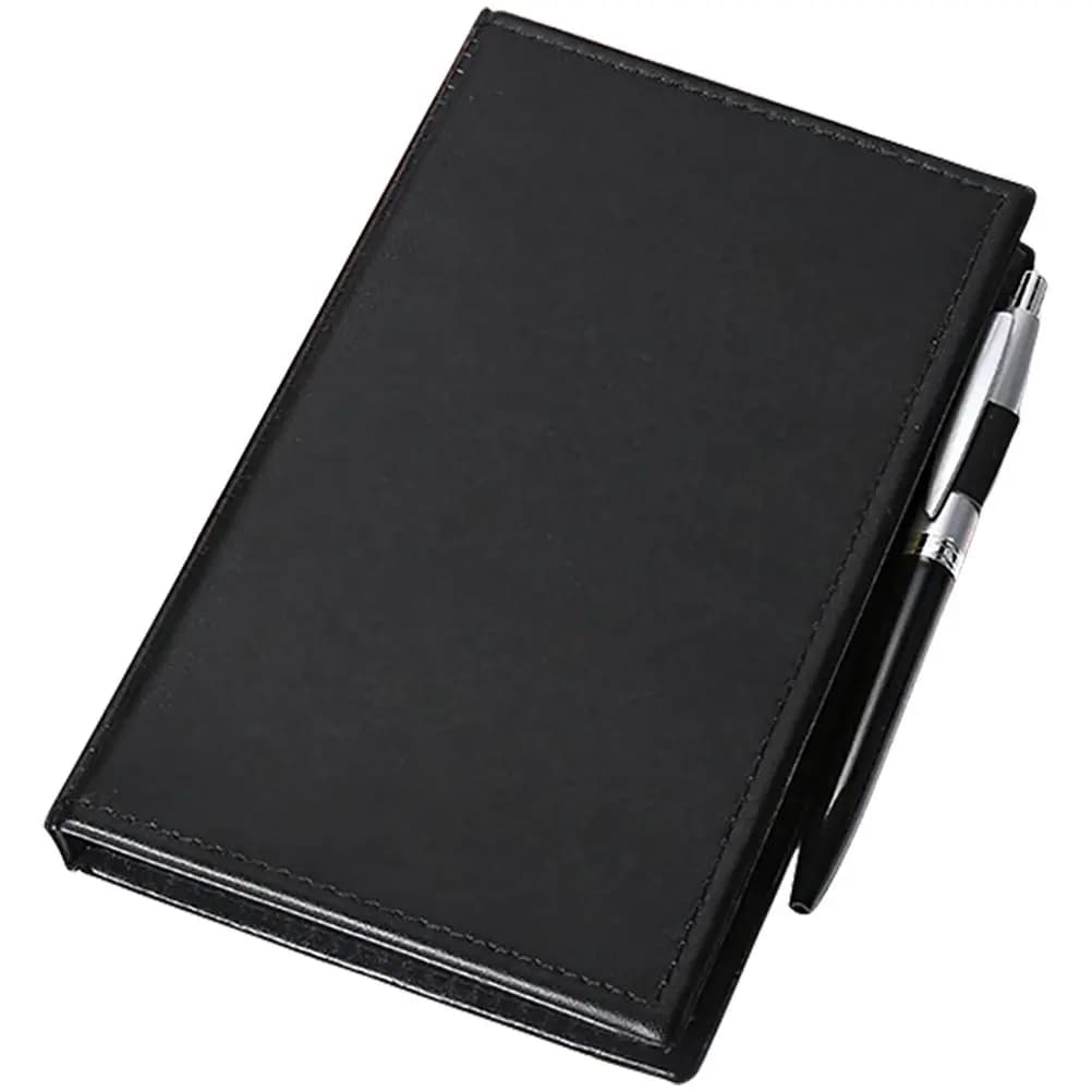 1 set di blocchetti per appunti adesivi, schede colorate, copertina in PU, forniture per ufficio portatili, appunti adesivi per la scuola, adesivi promemoria