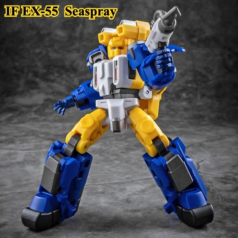 IN MAGAZZINO Trasformazione della fabbrica di ferro SE EX-55 Seaspray EX55 Freccia da surf Modello Action Figure Robot Giocattoli Regalo