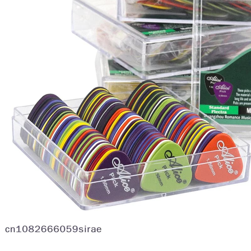 20/50 Pezzi Plettri per Chitarra Elettrica e Acustica, Accessori per Strumenti Musicali, Plettri di Diverso Spessore