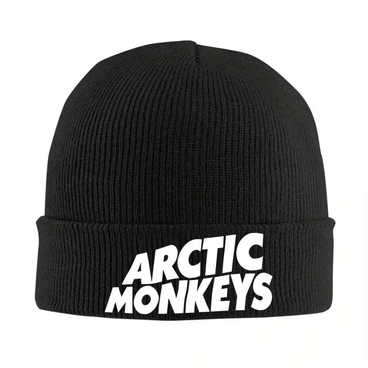 Arctic Monkeys Beanie Hats Bonnet Hats Female Male Street Y2K Hippie Knitted Hat Autumn Custom Elastic Caps