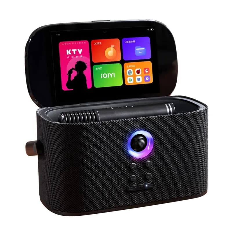 Outdoor ktv all-in-one machine family k song karaoke subwoofer power amplifier full set of bluetooth girlfriend machine Karaoke