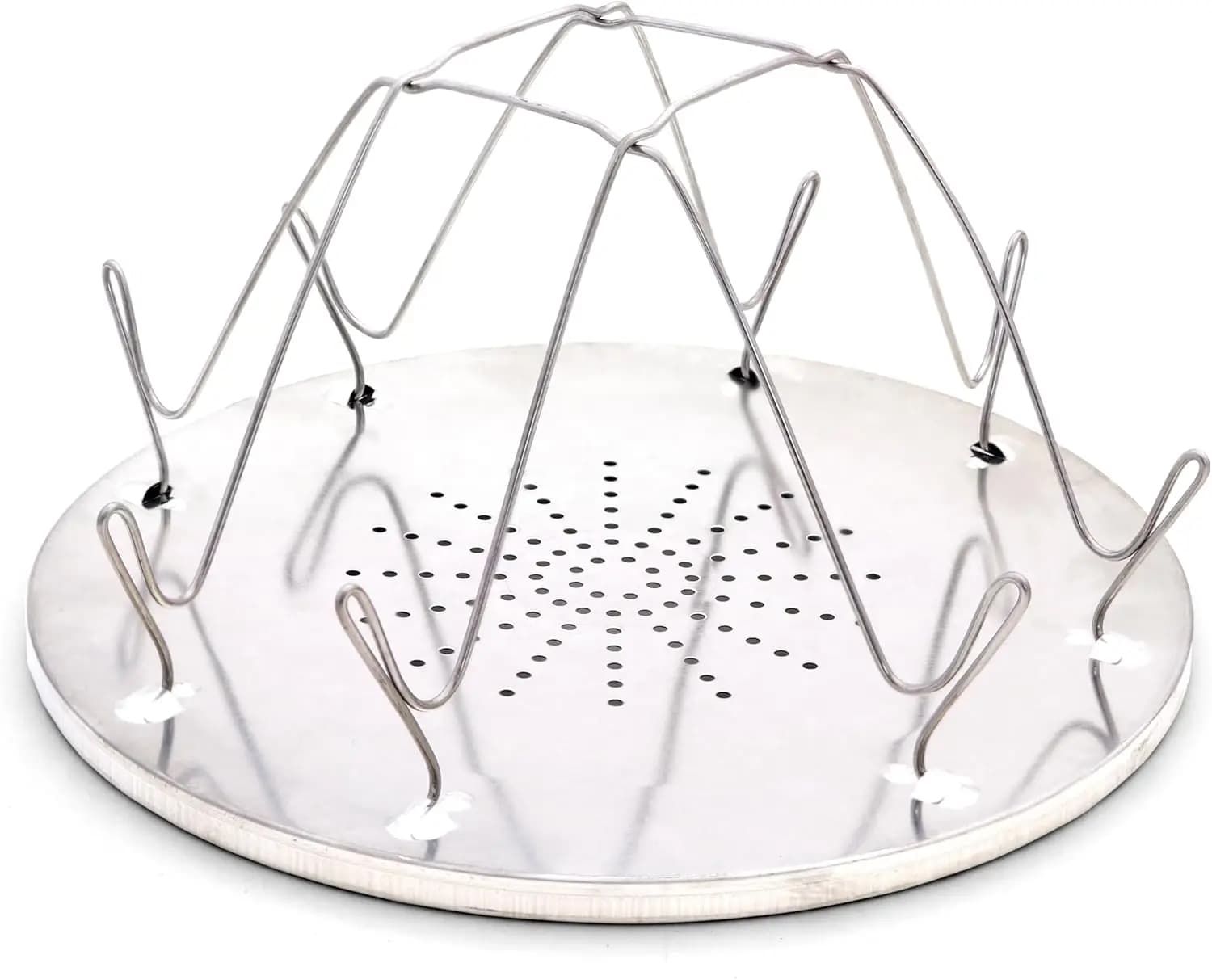 Tostapane da Campeggio – Acciaio Inossidabile, Portatile, Tostaa 4 Fette, per Campeggio, Escursionismo, Backpacking, Picnic