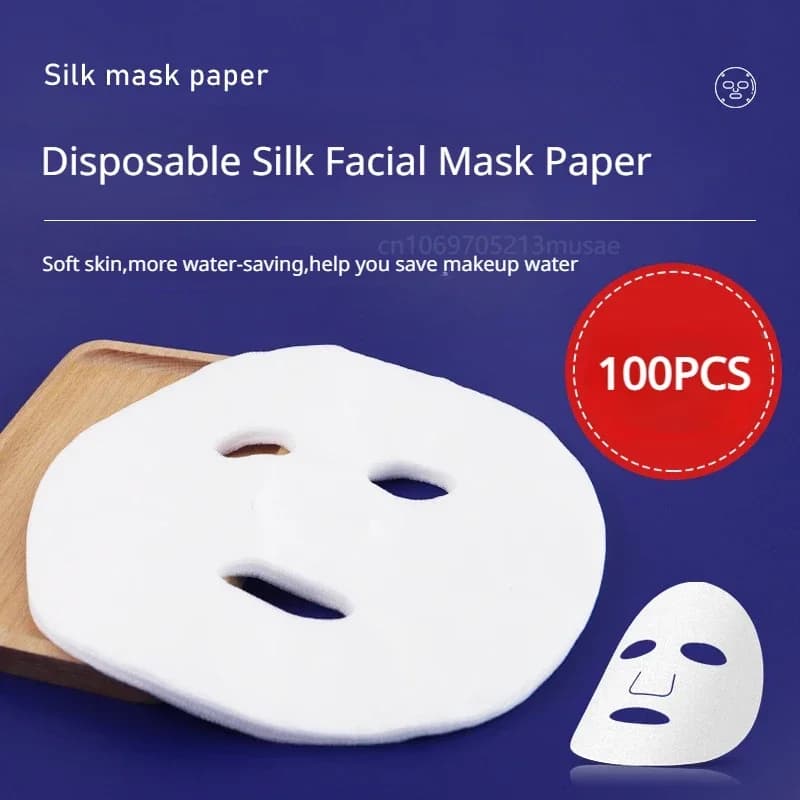 50/100 pcs Use And Drop Mask For Face Card And Drop Fabric For Cotton Cosmetic Face Mask For Face Sheets Face Care Card Towel