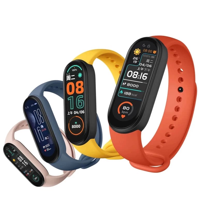 M6 Smartwatch Monitoraggio della pressione sanguigna della frequenza cardiaca Smart Watch Uomo Donna Fitness Tracker Orologio sportivo impermeabile Polsino intelligente