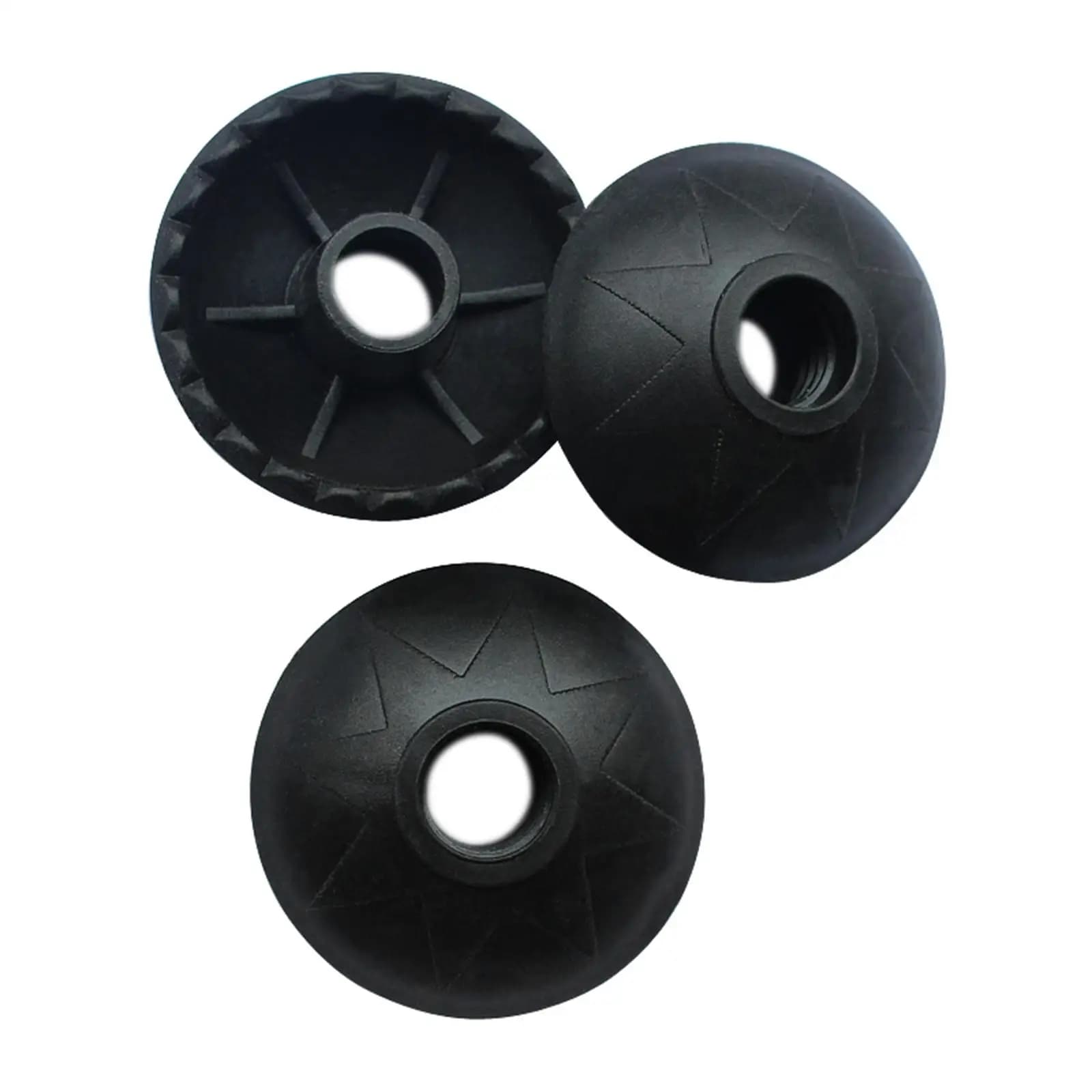 Portable Trekking Pole Snow Basket Hiking Poles Replacement Mud Basket Round Shape for Outdoor Activities