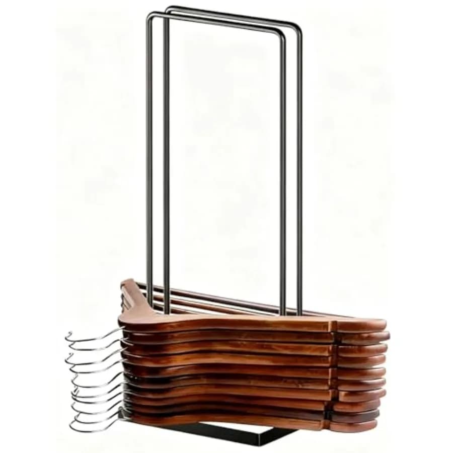 Hanger Organizer Stacker, Clothes Hanger Holder for Closet Laundry Room, Hangars Stacker Hold up 110 Wire Hangers for Storage O