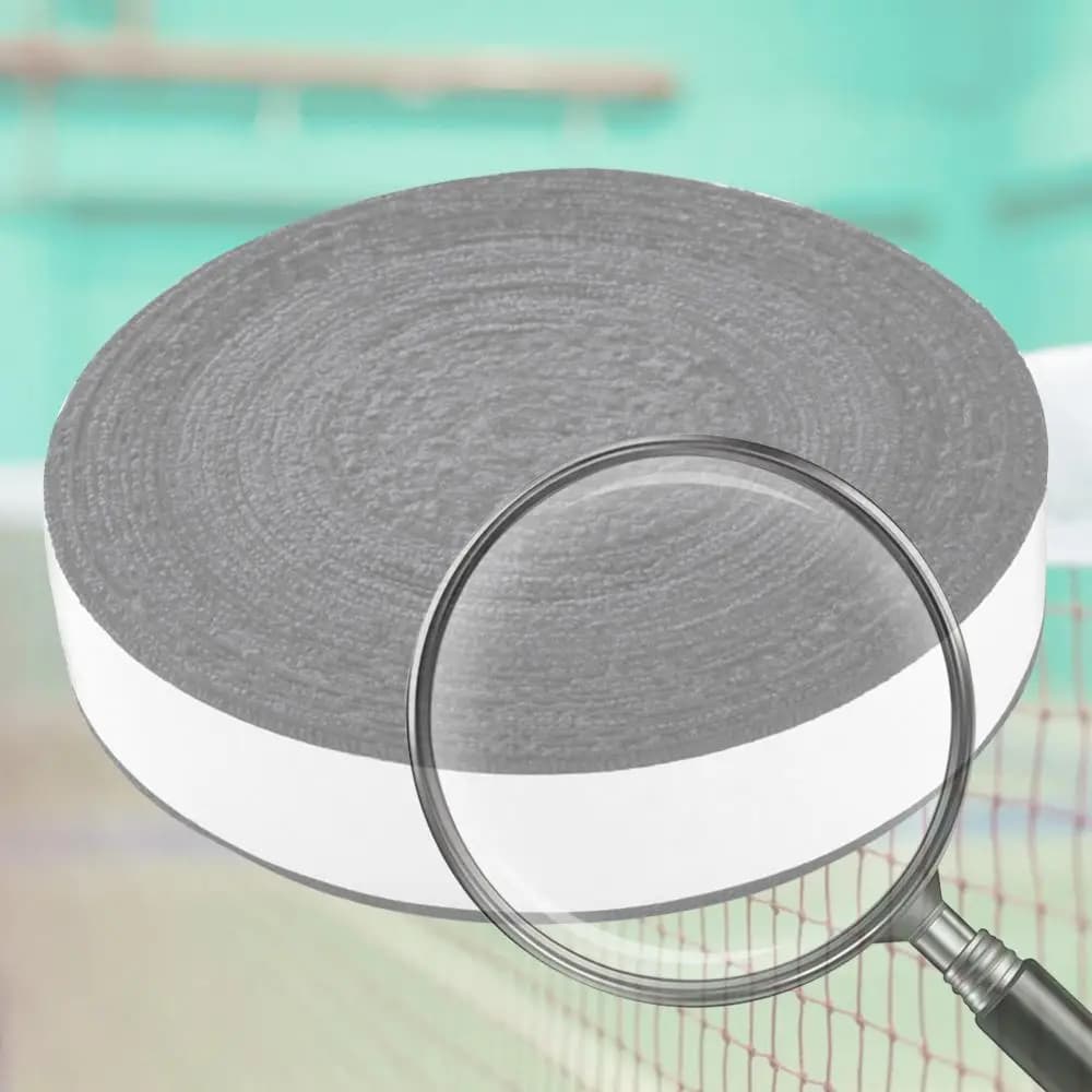 Overgrip per Racchette da Badminton e Tennis 10m, Antiscivolo in Microfibra, Super Assorbente, Larghezza 3cm, Accessori Sportivi