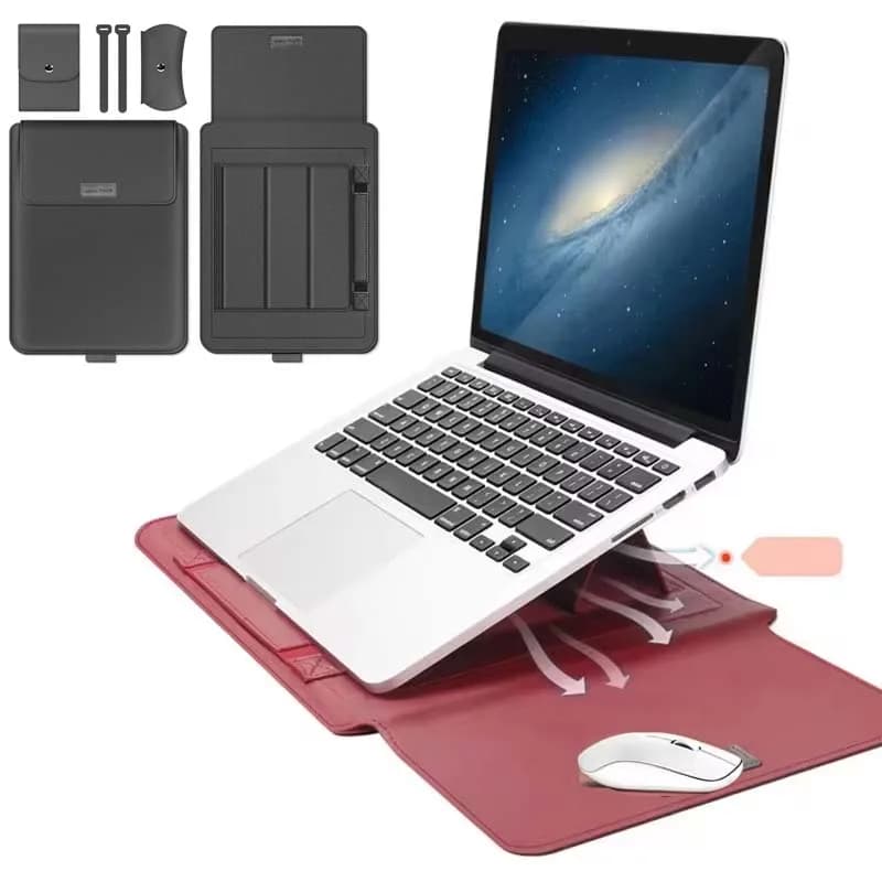 Per HONOR MagicBook Art 14 borsa per Laptop Flip Sleeve supporto pieghevole cintura per Mousepad per custodia per cavo per custodia per il trasporto del caricatore del Mouse