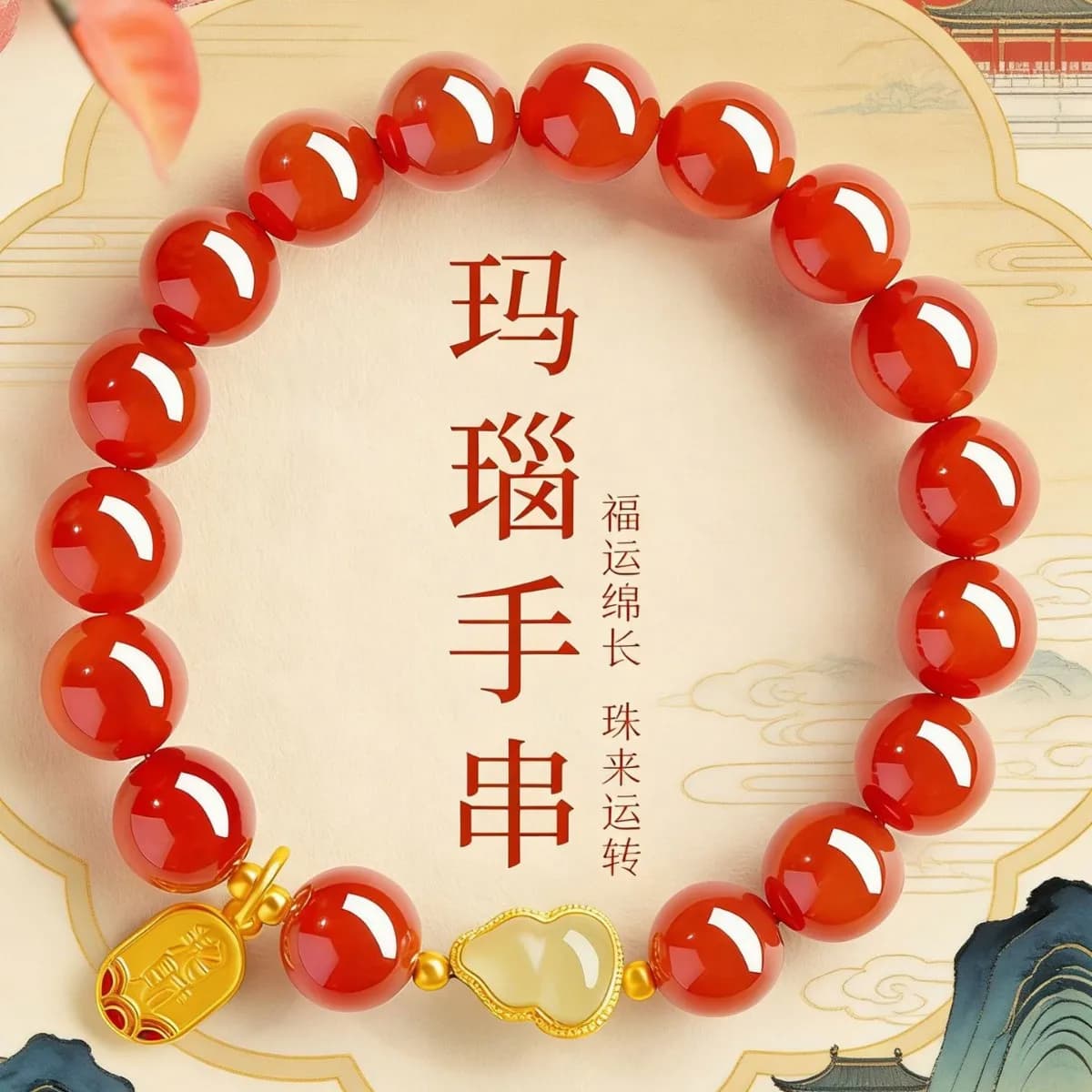 Bracciale da donna 2026 in agata rossa naturale con ciondolo a ciotola della fortuna in giada Hetian, portafortuna rosso, lussuoso e raffinato, regalo per buone amiche