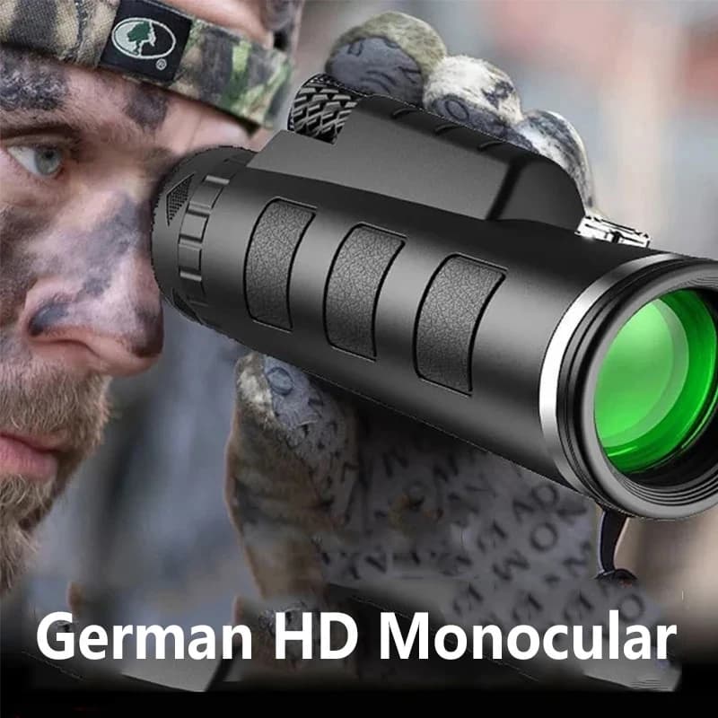 40X60 HD Telescopio professionale Monoculare Notte Potente binocolo Impermeabile Mini Zoom tascabile con Smartphone Caccia Campeggio