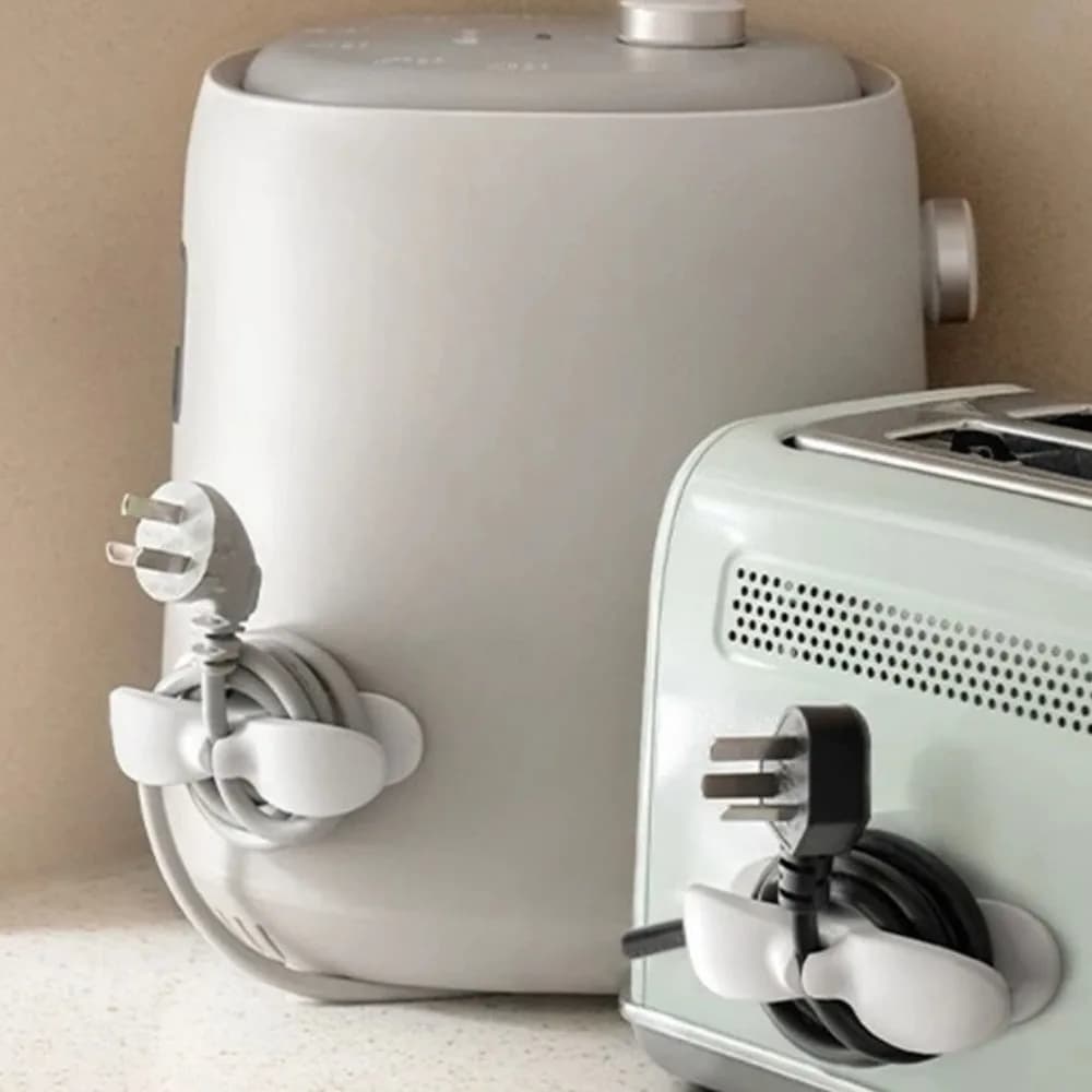 Organizzatore di Cavi Multifunzione con Clip e Avvolgicavo per Gestione Fili in Casa, Ufficio, Cucina e Dispositivi Elettronici