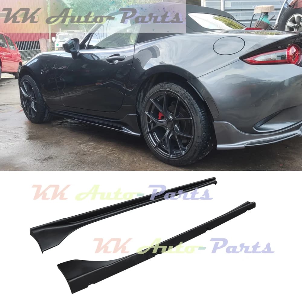 FRP Side Skirts Extension Chin Lip Aprons Splitter Spoiler Cover For Mazda MX5 ND ND5RC Miata Auto Tuning