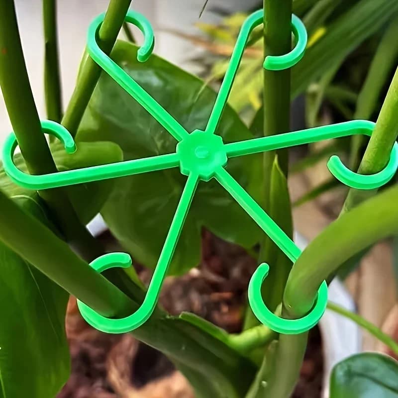 yes4pcs Turtle Bamboo Holder Anti-fall Frame, Fixed Flower Pot Frame, Gardening Flowers and Green Plants Anti-fall Support Frame