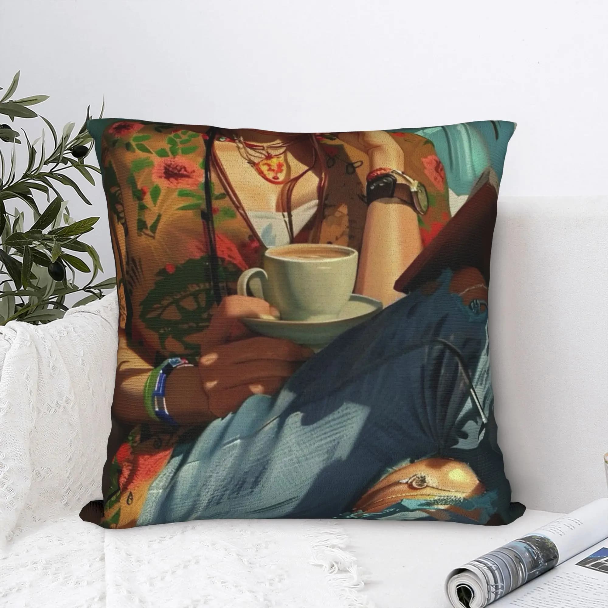 F-Fridas K-Kahlooo Pillowcases Funny Pillow Case For Sofa Home Decoration Comfy Pillow Cover