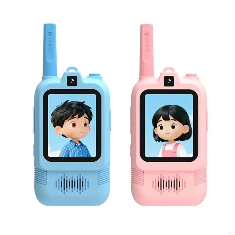 900F Video talkie per bambini con fotocamera a doppia lente, schermo da 2 pollici per uso esterno