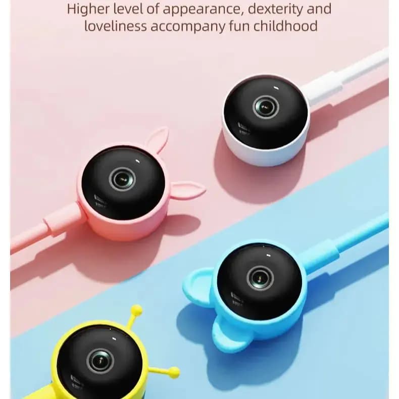 Monitor per Bambini Portatile Danmini con Telecamera HD 1080P, Controllo Remoto tramite App WIFI, Visione Notturna a Infrarossi per Interni ed Esterni