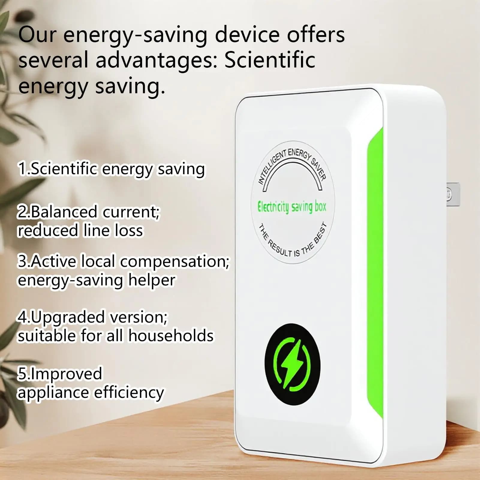 Dispositivo Intelligente per il Risparmio Energetico con Protezione da Sovratensioni e Controllo della Temperatura per Casa, Ufficio e Dormitorio