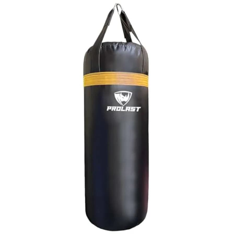 Boxing bag PROLAST for Experts and Beginners, Boxing Training Equipment, MMA, Martial Arts, Muay Thai, Suspended Bag 3ft 50 lbs Rhin