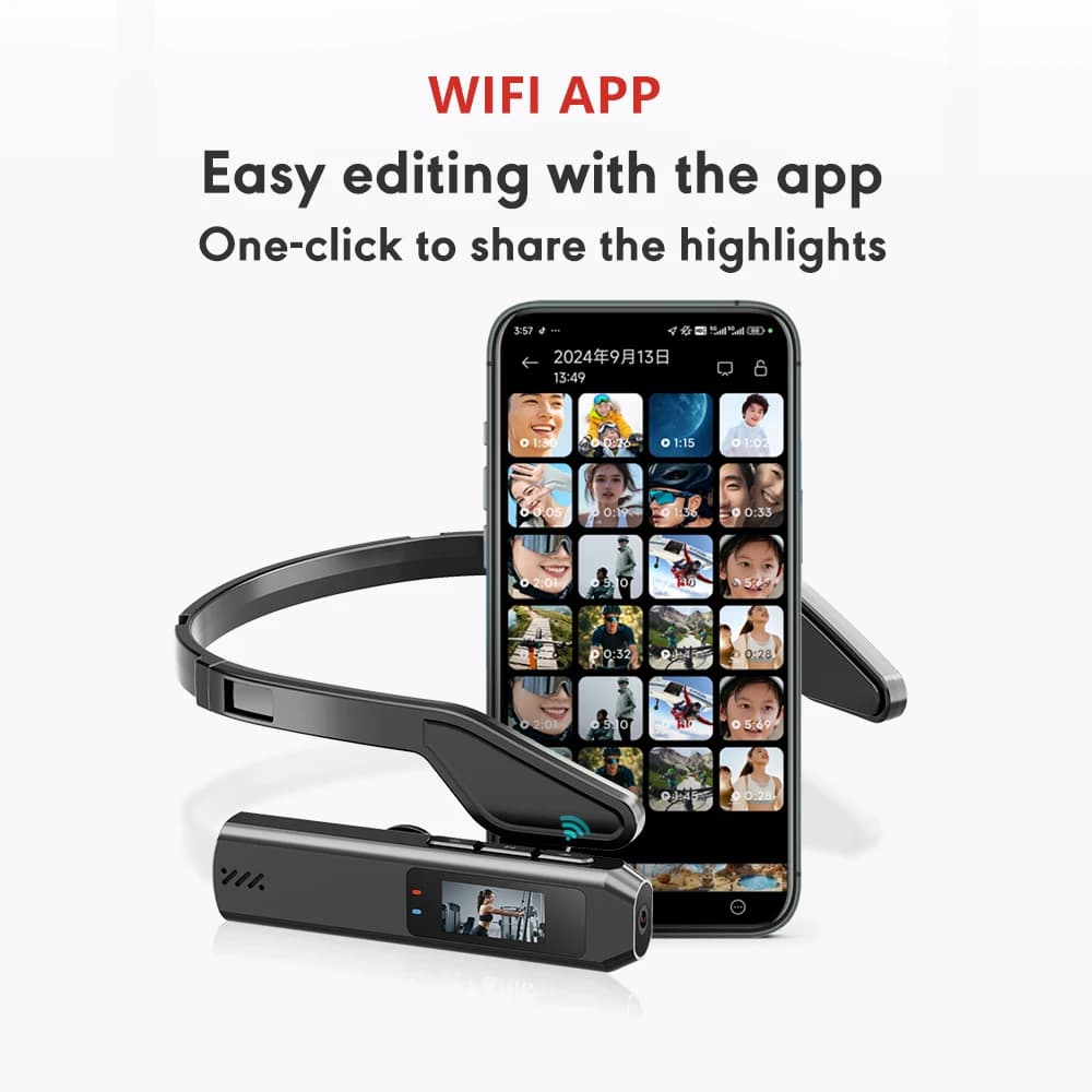 Mini WIFI helmet camcorder IPS 0,96 inch 2.7K HD Sport Action Video Micro Recoder Mount Sports camera for photography