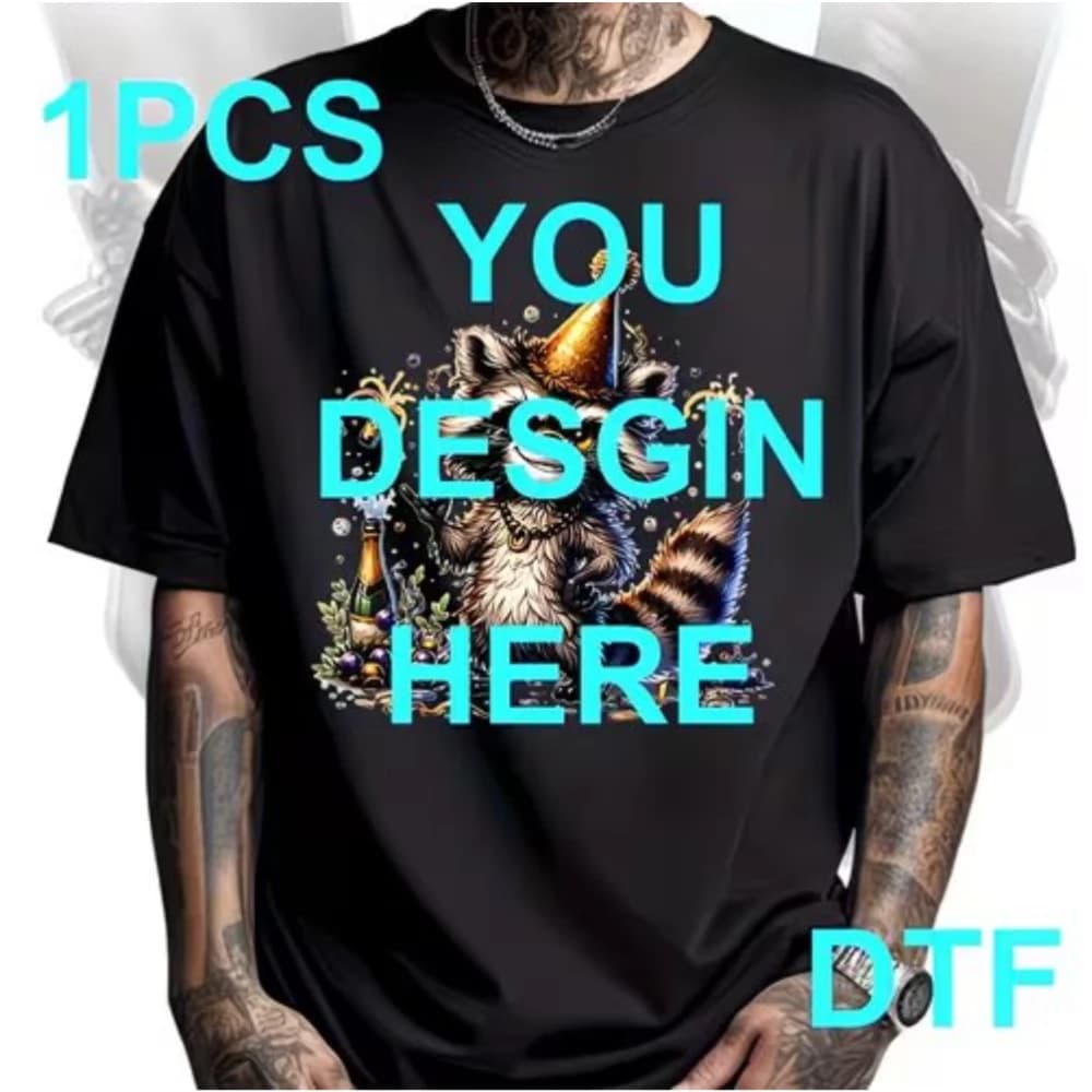Custom Dtf Transfers Ready to Press for T-Shirts Hoodies Bags, Fox Party Iron on Transfers Vinyl Personalized Designs