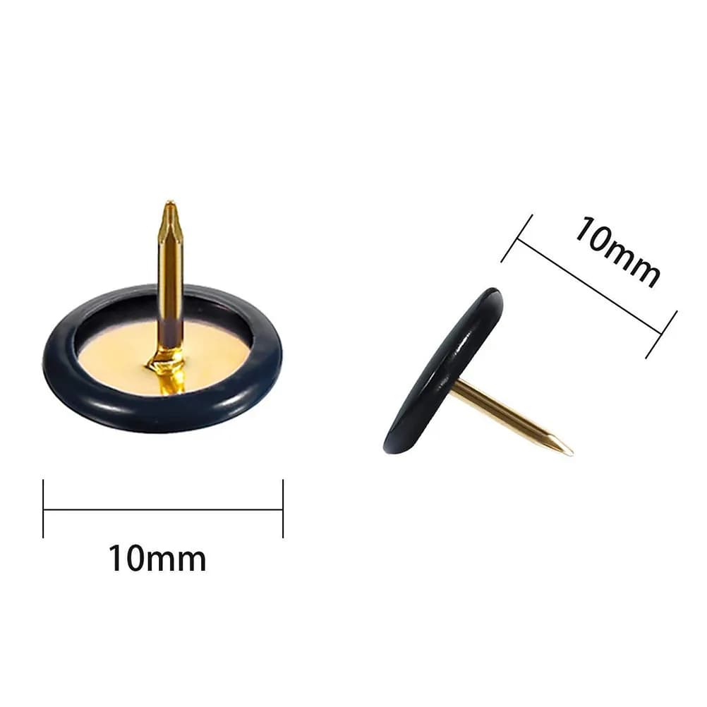 300 Pezzi di Puntine Colorate in Metallo e Plastica con Teste Rotonde in Resina Epossidica e Punte in Ferro, Puntine Decorative per Bacheche e Pannelli in Sughero