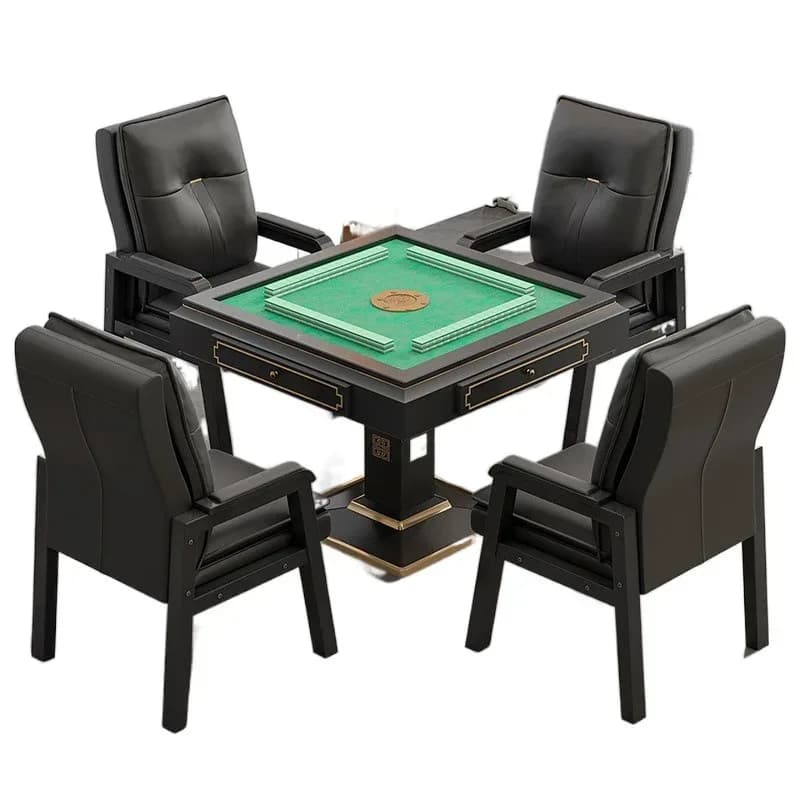 Speciale per giocare a scacchi e sala delle carte mahjong, un set di quattro sgabelli, sedentari e confortevoli a casa