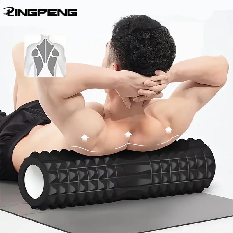 Cava column fitness equipment with 45/30 cm foam massage roller for muscle massage and sports rehabilitation