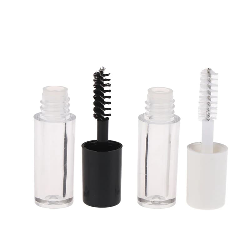 Set of 3 Tubes for Fai-da-Te Mascara with Applicator, Vacuum Container for Eyelash Cream, Rechargeable Flacon for Solution Stimulating Eyelash Growth, 1.2ml Test Pack
