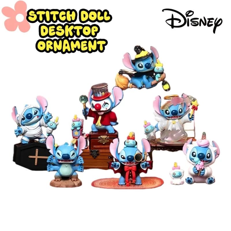 Anime periferico Stitch Magic Adventure 2.0 serie figurine Stitch bambole desktop simpatici ornamenti bambole dare regali agli amici