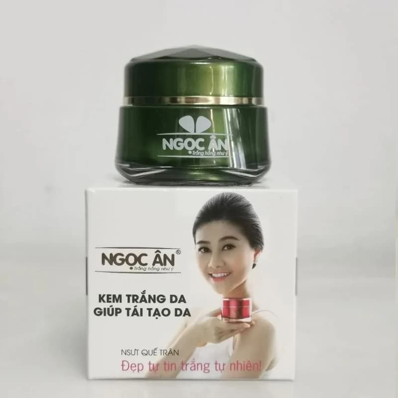 Vietnam Kem Trang da Giup tai tao da ngoc trai collagene Ngoc An, mun mo Sen mo tham, 3 trong in 1, Trang Da Chong Nang Sbiancamento