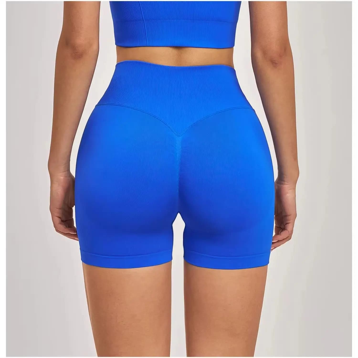 Pantaloncini Sportivi da Donna per Corsa e Palestra, con Effetto Push-Up Glutei, Leggings da Ciclismo Modellanti, Pantaloncini da Allenamento a Vita Alta, Pantaloncini da Yoga ad Alto Impatto