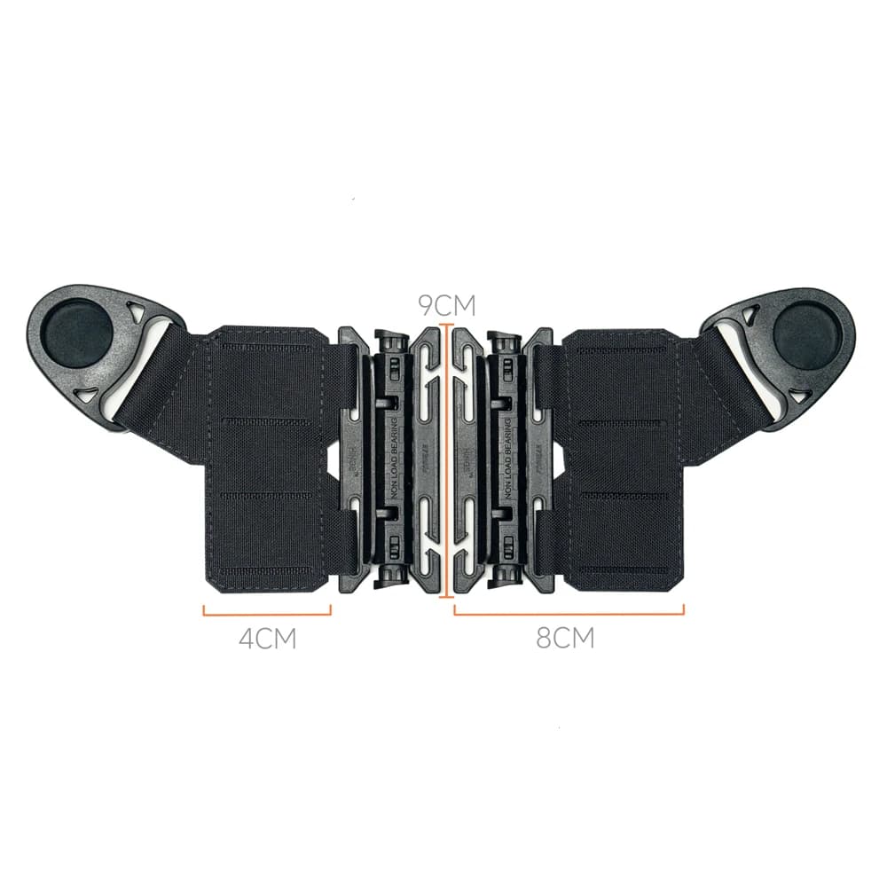 Gira il gruppo cinturino modulare con fibbia a U con fibbia a U utilizzato per equipaggiare accessori fai da te per casco zaino tattico