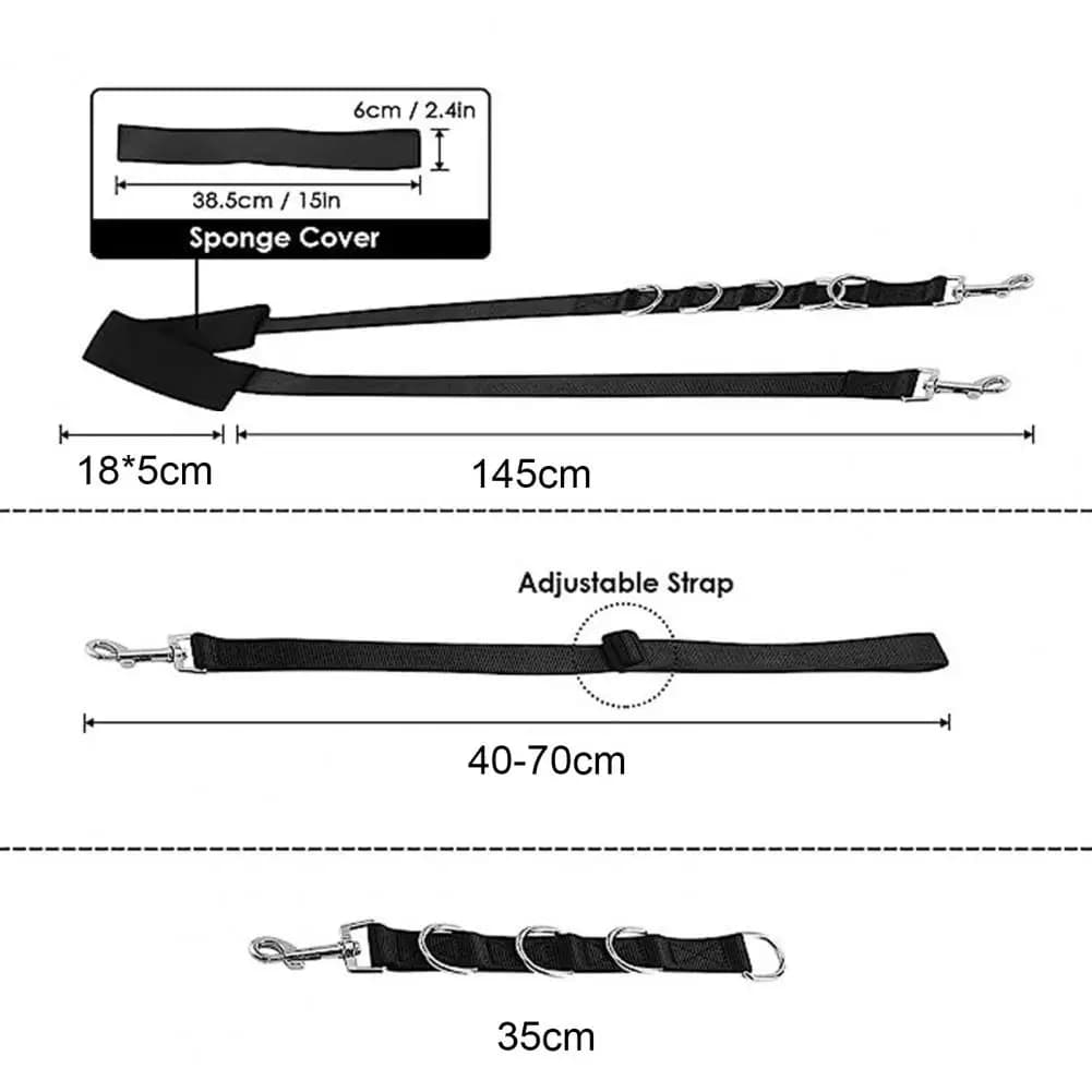 Anello per toelettatura per animali domestici Kit per toelettatura per animali domestici con cinghia di estensione regolabile Anello per toelettatura multifunzionale Cane in tre pezzi per cani
