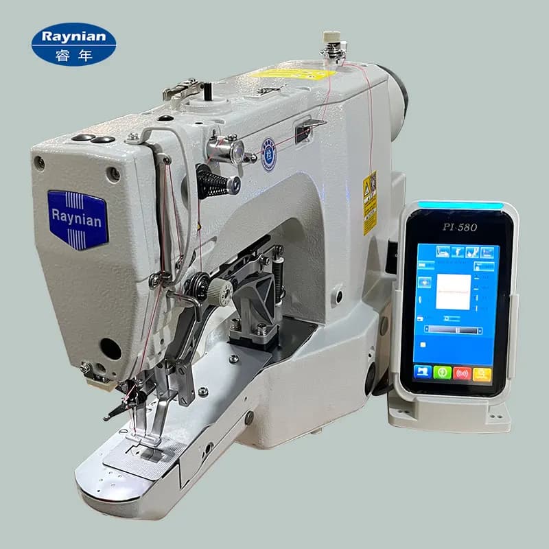 Raynian-430D Automatic Sewing Machine - Programmable Pattern Logo Zigzag Stitch For Luggage Sewing Machine