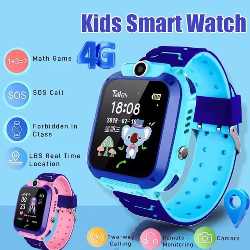 Bambini Astuto Della Vigilanza SOS GPS Posizione Tracke Sim Card Chiamata Bambino SmartWatch Macchina Fotografica Orologio Impermeabile Regalo Per Ios Android 2026