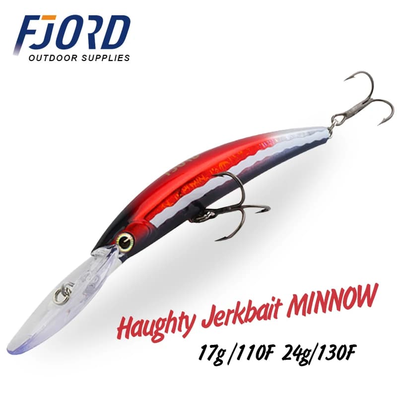 Fdo Floating Fishing Lure 110mm 17g 130mm 24g Jerkbait Long Range Carp Pike Swimbait esca artificiale attrezzatura per la pesca in mare