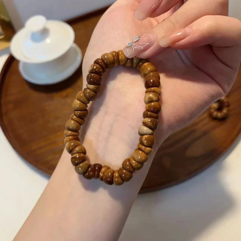 Chiodi di garofano all'aglio Intestino del cuoco 8,6 mm Accessori culturali Collana con bracciale gioielli con perline buddiste