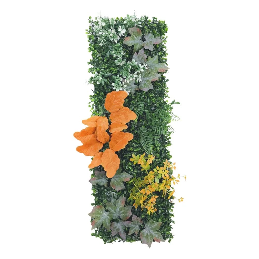 DIY Artificial Plant Wall Panel Flower 75x25cm Artificial Eucalyptus Carpet Lifelike Green Fake Green Grass Mat