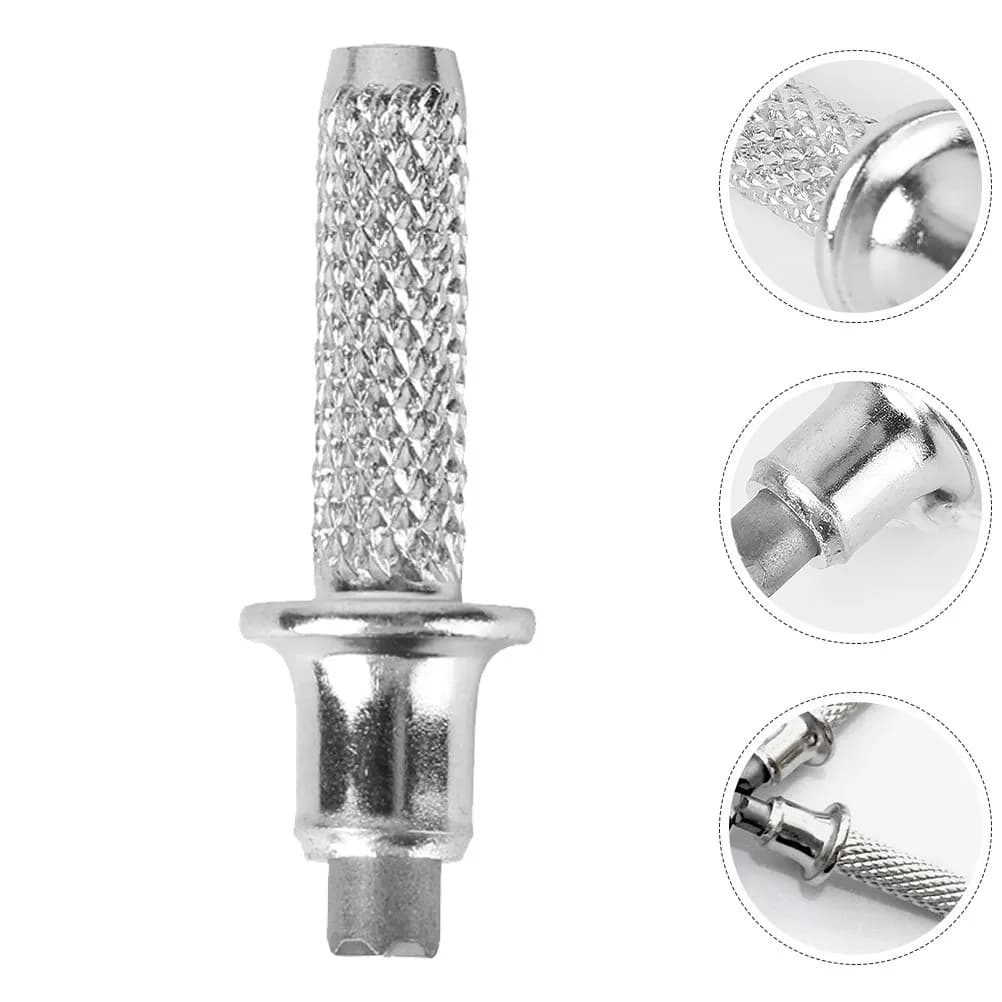 4Pcs Tungsten Steel Metal Hiking Pole Tips Replacement Hiking Stick Accessories Trekking Poles Carbide Tips Repair Parts