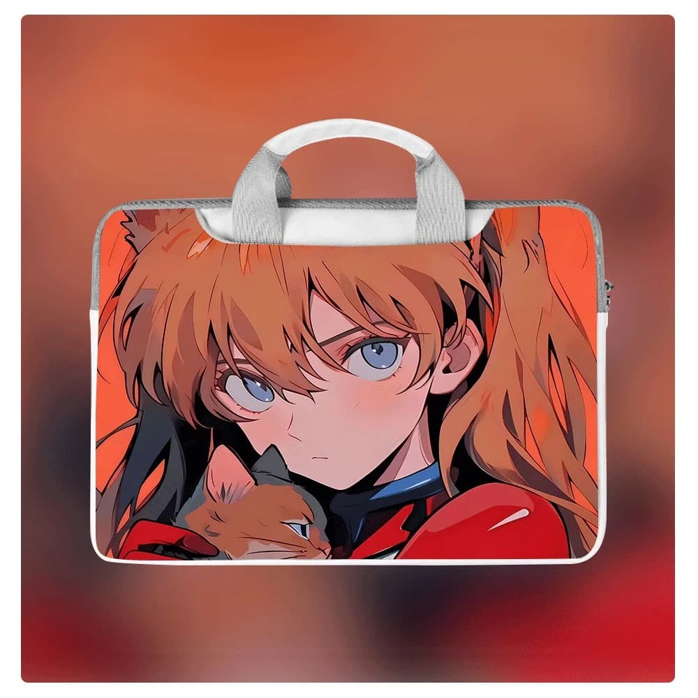 Custodia Protettiva per Laptop in EVA con Design Anime, Morbida Fodera in Velluto, Antiurto e Impermeabile, in PU, per Modelli da 12, 13.3, 14, 16 Pollici - Idea Regalo