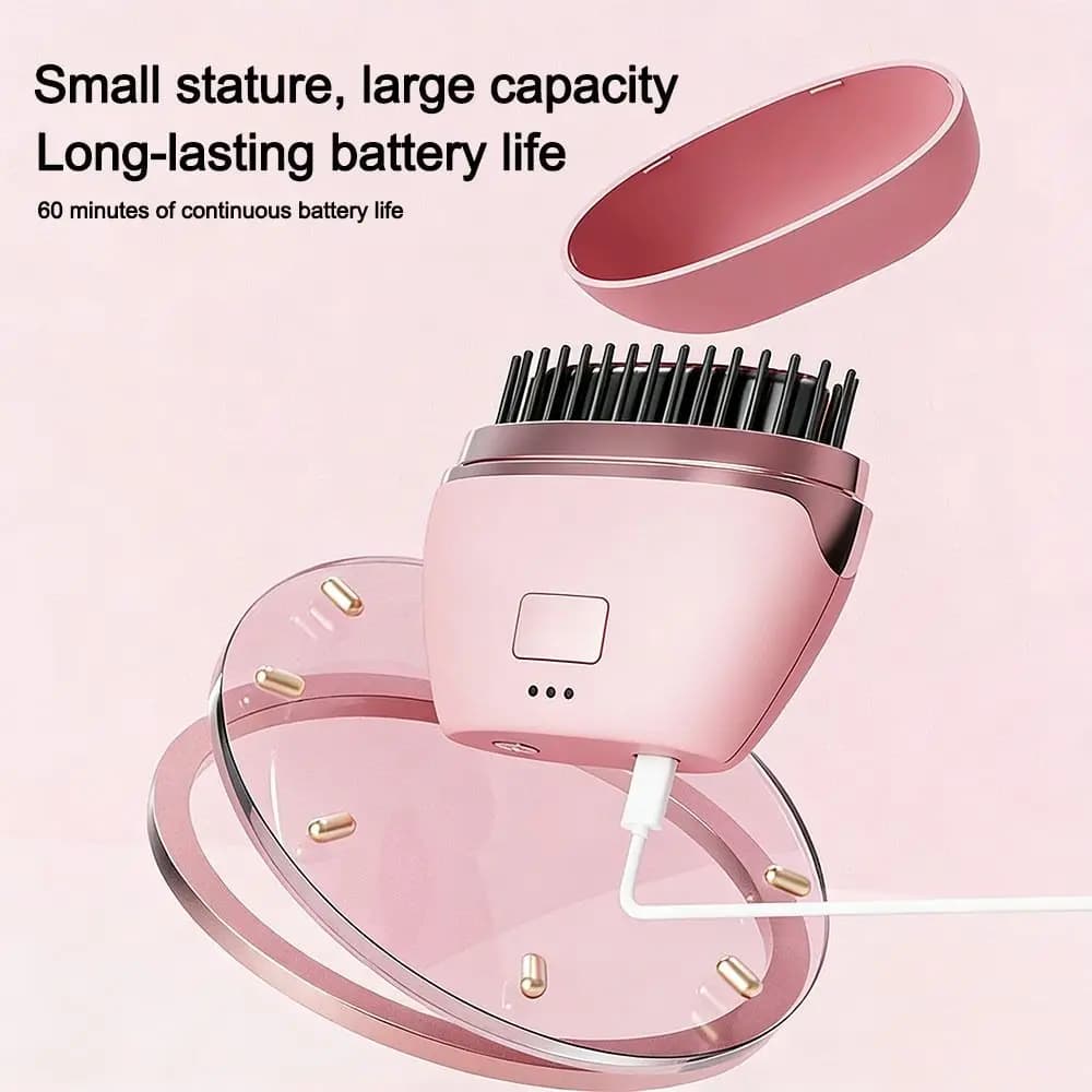 Gifts Rechargeable Heating Electric Hair Plate Cordless Brush Tool For Hairdresser Hot Hair Plate For Hair