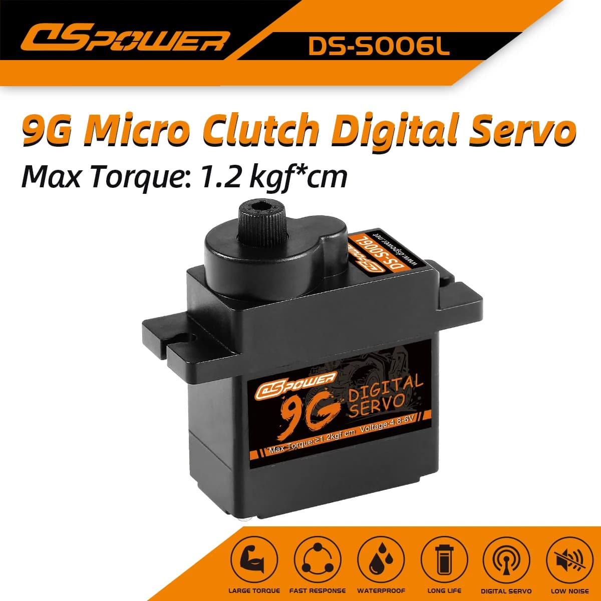 DSpower 9g Mini Micro frizione servomotore per 450 elicottero SCX24 RC auto WLtoys k969 k989 k999 Mini Q aereo fixwing Robot
