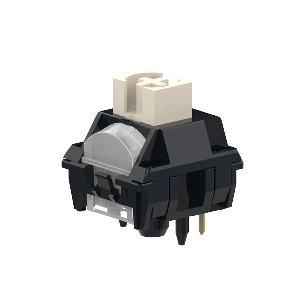 Interruttore lineare TTC a 5 pin prelubato da 58 g con alloggiamento in nylon e tastiera RGB a molla placcata mx meccanica