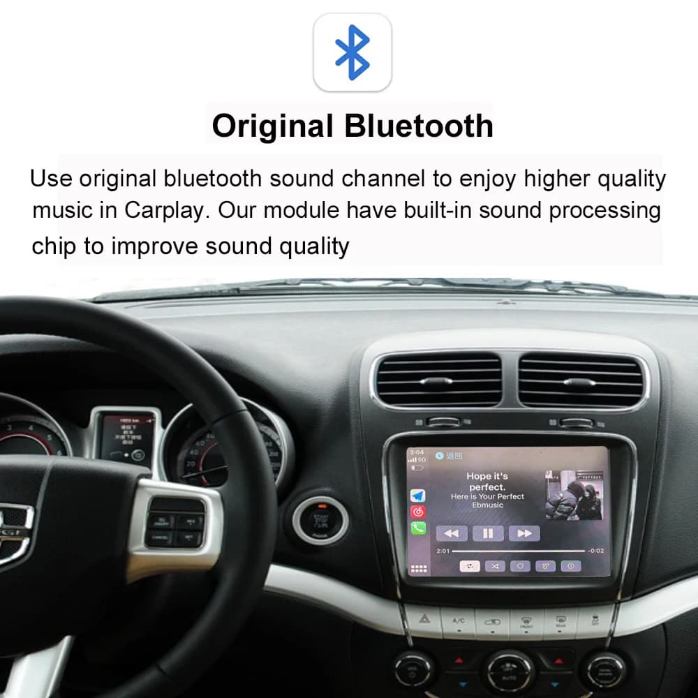 Wireless Carplay for Dodge Journey 2013-2016 Plug & Play Radio Car DVD Player with Android Auto Mirror Link GPS Navigation Smart