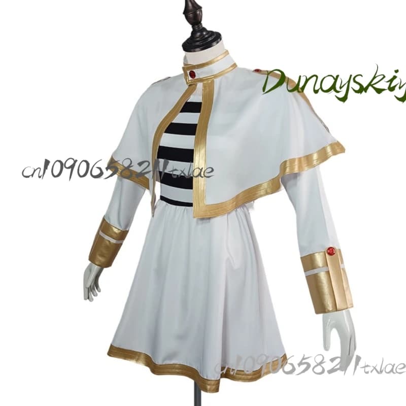 Frieren Beyond Journey End Frieren Cosplay Costume Robe Women Mage Gown Ear