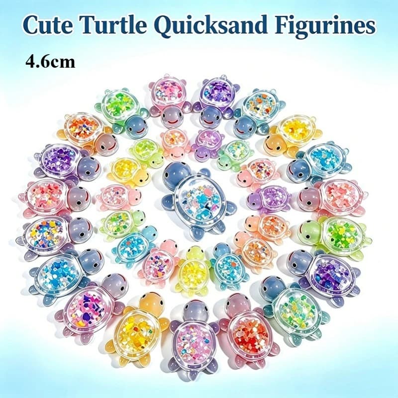 10/30/50pcs 4.6cm Glow in Dark Mini Turtle Figurines Luminous Resin Set Fairy Garden Plant Pot Ornaments Room Home Decor