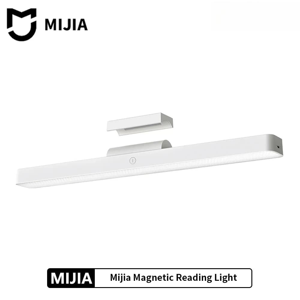 Nuova Lampada da Lettura Magnetica MIJIA con Testa Estensibile 36cm, Luce Uniforme Ra90, Testa Regolabile, Tre Livelli, Blocco Luce Blu