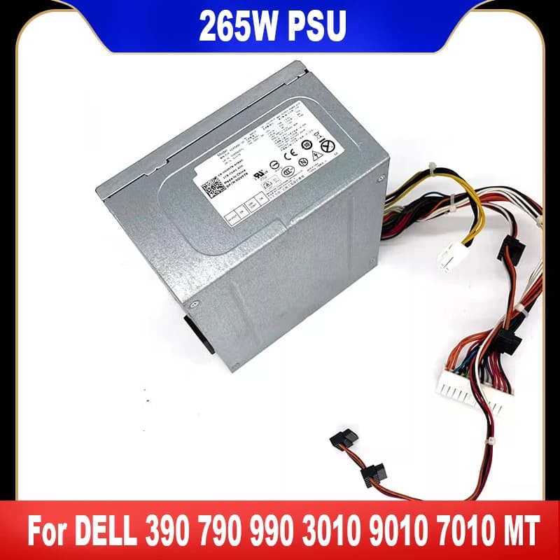 Alimentatore da 265 W per DELL OptiPlex 390 790 990 3010 9010 7010 MT Vostro 260 270 3900 Inspiron 620 660 3847 Alimentatore AC265AM-00